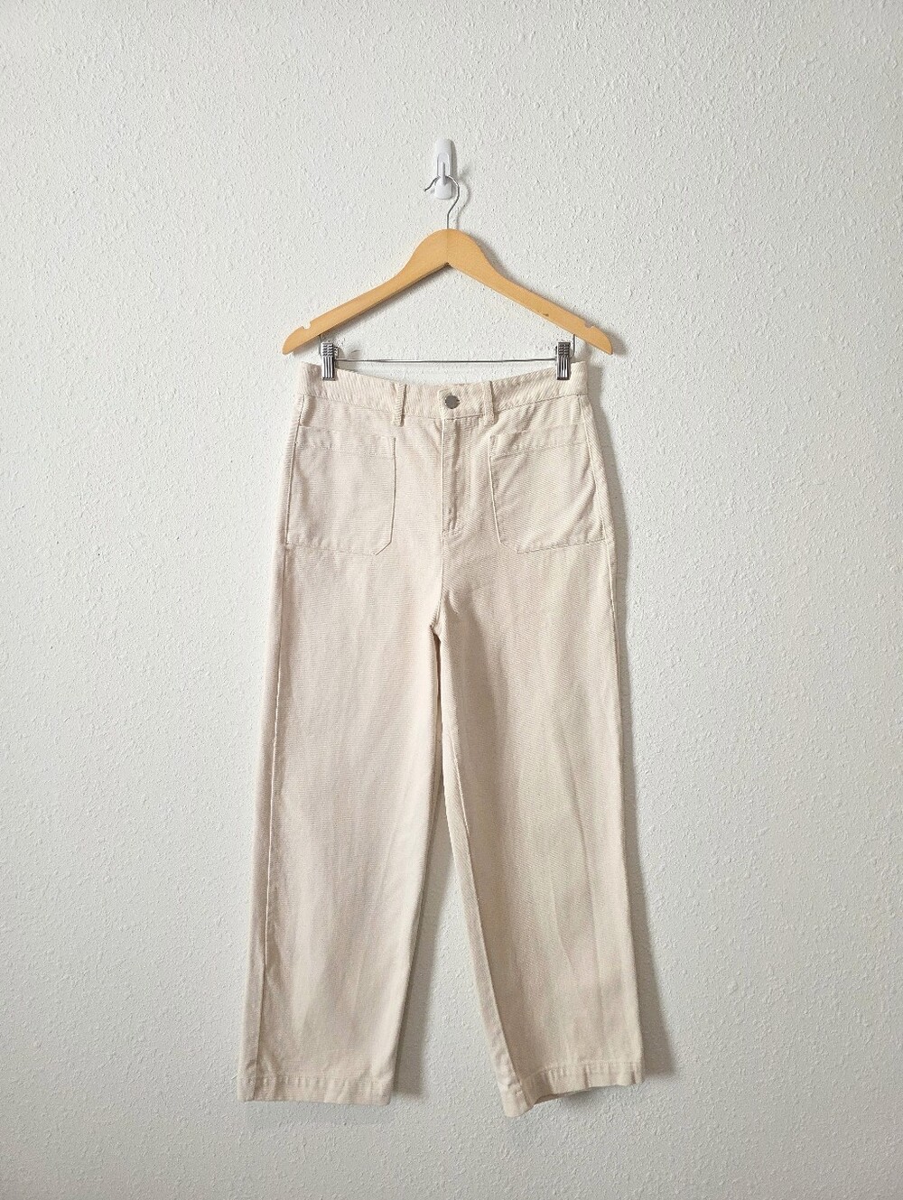 Gentle Fawn Ecru Relaxed Straight Jeans 8